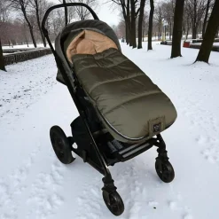 Chancelière thermique pour poussette AKIKO kaki et camel|Kaiser New