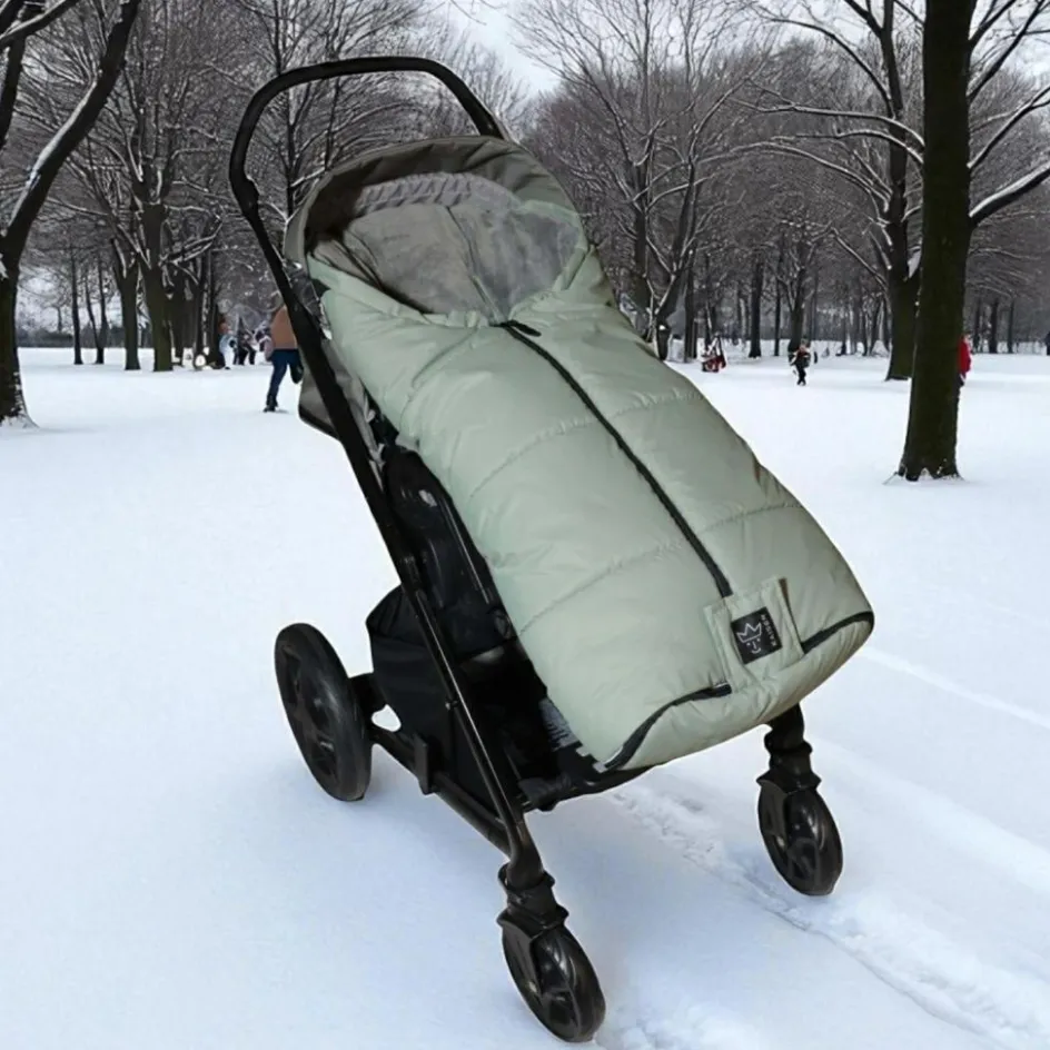 Chancelière thermique pour poussette SANDY vert sauge et gris|Kaiser Clearance