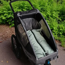 Chancelière thermique pour poussette SANDY vert sauge et gris|Kaiser Clearance