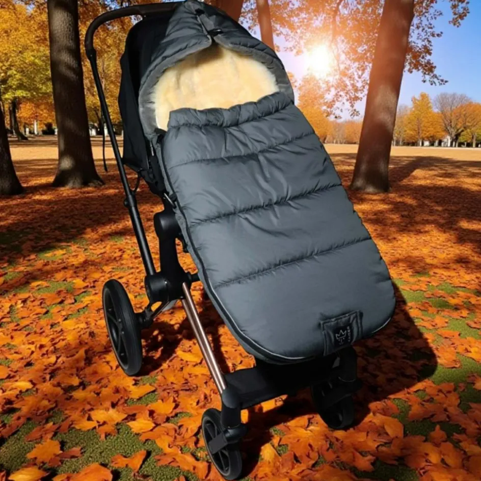 Chancelière thermique pour poussette SHEEP anthracite|Kaiser Outlet