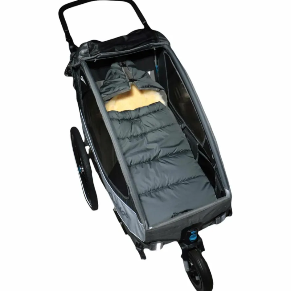 Chancelière thermique pour poussette SHEEP anthracite|Kaiser Outlet