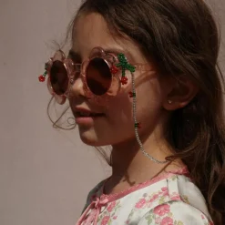 Discount Konges Slojd Chaîne de perles pour lunettes de soleil enfant Cherry