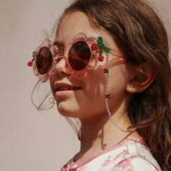 Discount Konges Slojd Chaîne de perles pour lunettes de soleil enfant Cherry