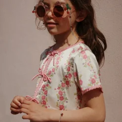 Discount Konges Slojd Chaîne de perles pour lunettes de soleil enfant Cherry
