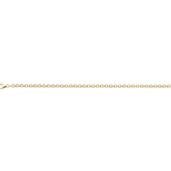 New Berceau magique bijoux Chaîne maille jaseron 45 cm (or jaune 375°)