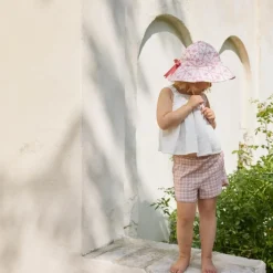 Outlet Elodie Details Chapeau anti-UV Embroidery Anglaise Pink (6-12 mois)