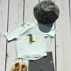 Lässig Chapeau anti-UV Palmiers olive foncé (19-36 mois)