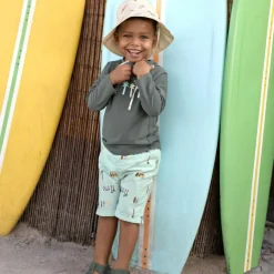 Lässig Chapeau anti-UV Planches de surf écru (19-36 mois)