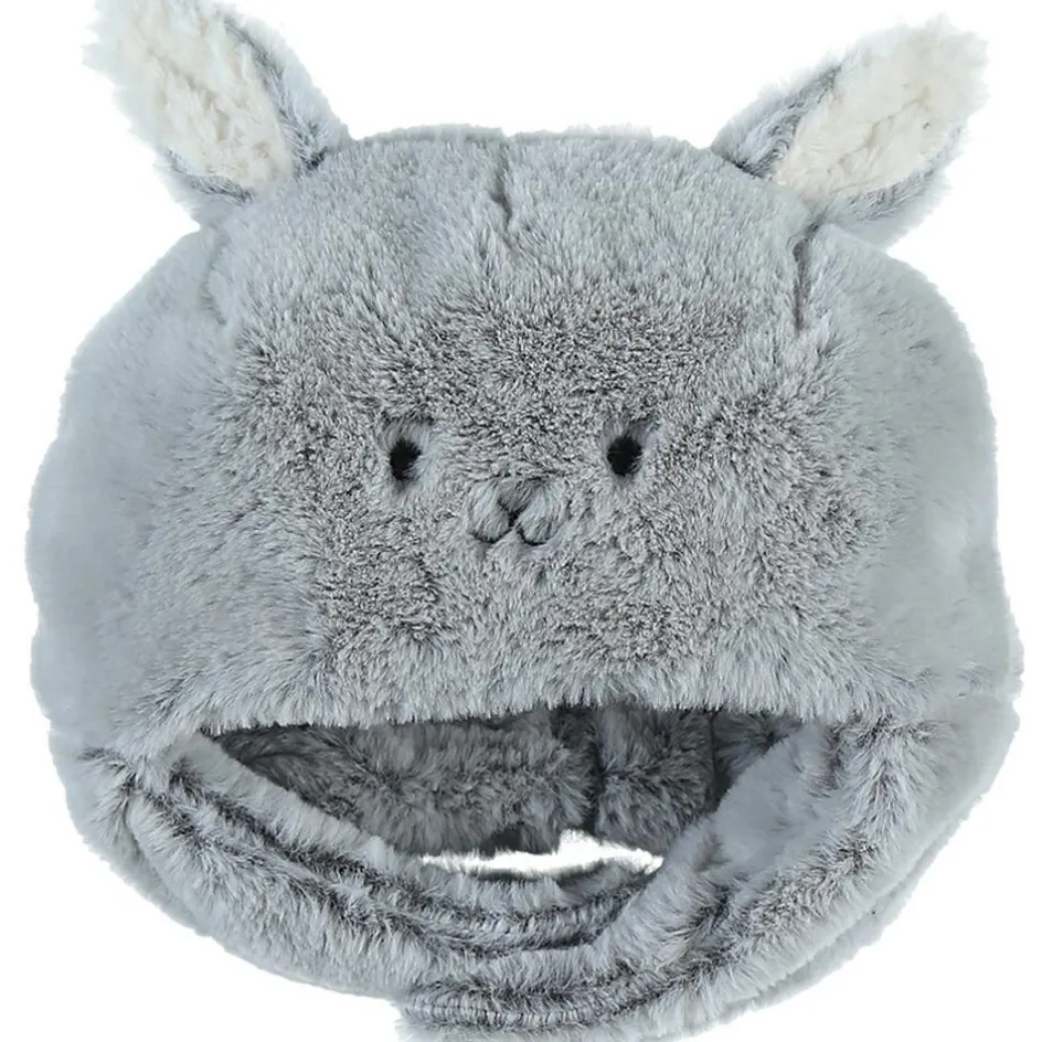 Chapka en groloudoux gris (1-6 mois)|Noukie's
