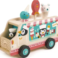 Tender Leaf Chariot de crème glacée pingouins