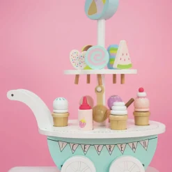 Chariot de crèmes glacées en bois|Jabadabado