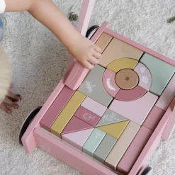 Outlet Little Dutch Chariot de marche avec blocs de construction Wild Flowers