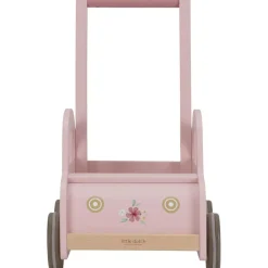 Clearance Little Dutch Chariot de marche voiture en bois rose