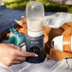 Chauffe-biberon Nomad Milk Night Blue + 3 adaptateurs|Béaba Hot