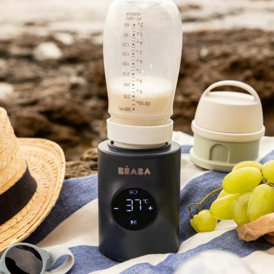 Chauffe-biberon Nomad Milk Night Blue + 3 adaptateurs|Béaba Hot