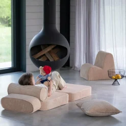 Chauffeuse Brown Sugar velours côtelé|Wigiwama Clearance