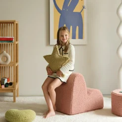 Chauffeuse Cloud Guava Pink molletonnée|Wigiwama New