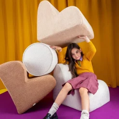 Clearance Wigiwama Chauffeuse Cloud Marshmallow velours côtelé