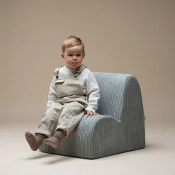 New Wigiwama Chauffeuse Cloud Peppermint Green velours côtelé