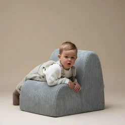 New Wigiwama Chauffeuse Cloud Peppermint Green velours côtelé