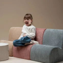 Chauffeuse Cloud Pink Mouse velours côtelé|Wigiwama New