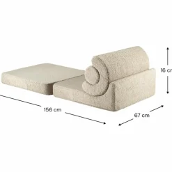 New Wigiwama Chauffeuse Flipster Biscuit molletonné