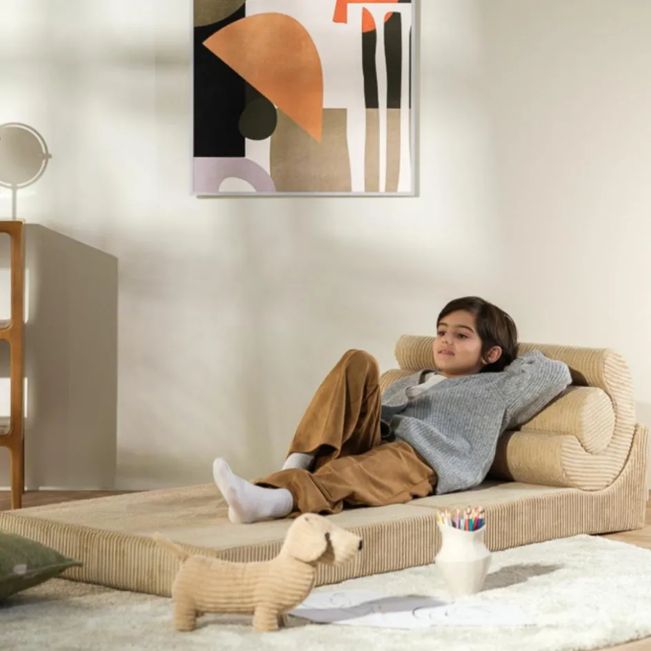 Chauffeuse Flipster Brown Sugar velours côtelé|Wigiwama New