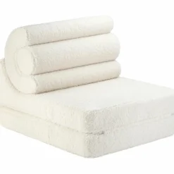 Chauffeuse Flipster Cream White molletonné|Wigiwama Outlet