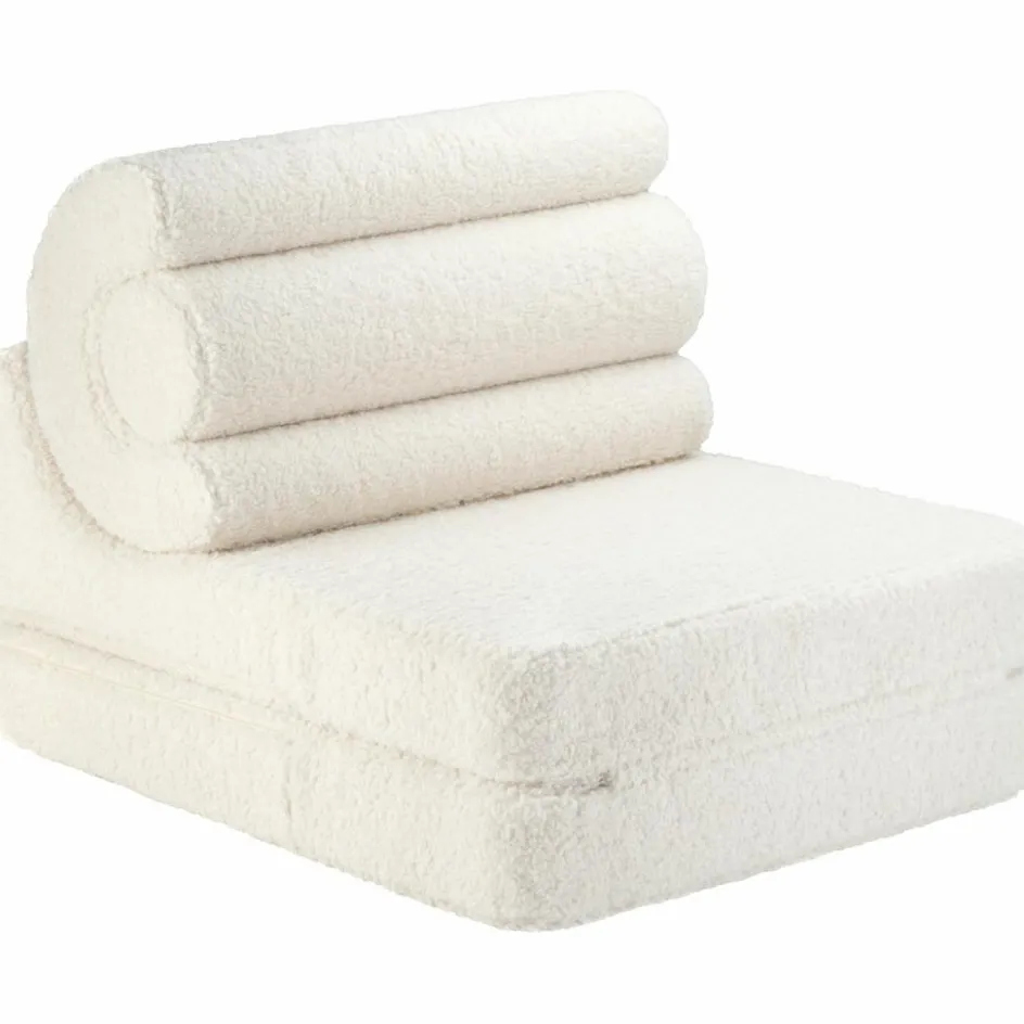 Chauffeuse Flipster Cream White molletonné|Wigiwama Outlet