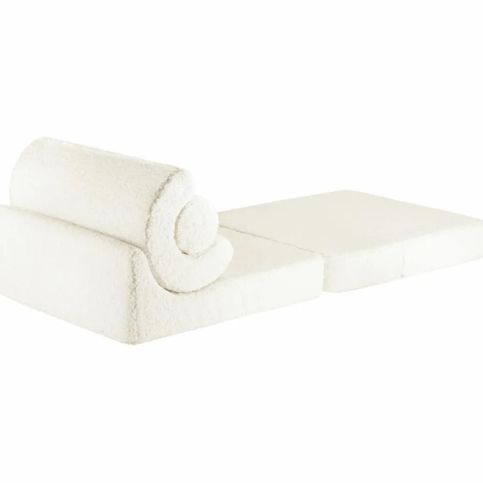 Chauffeuse Flipster Cream White molletonné|Wigiwama Outlet