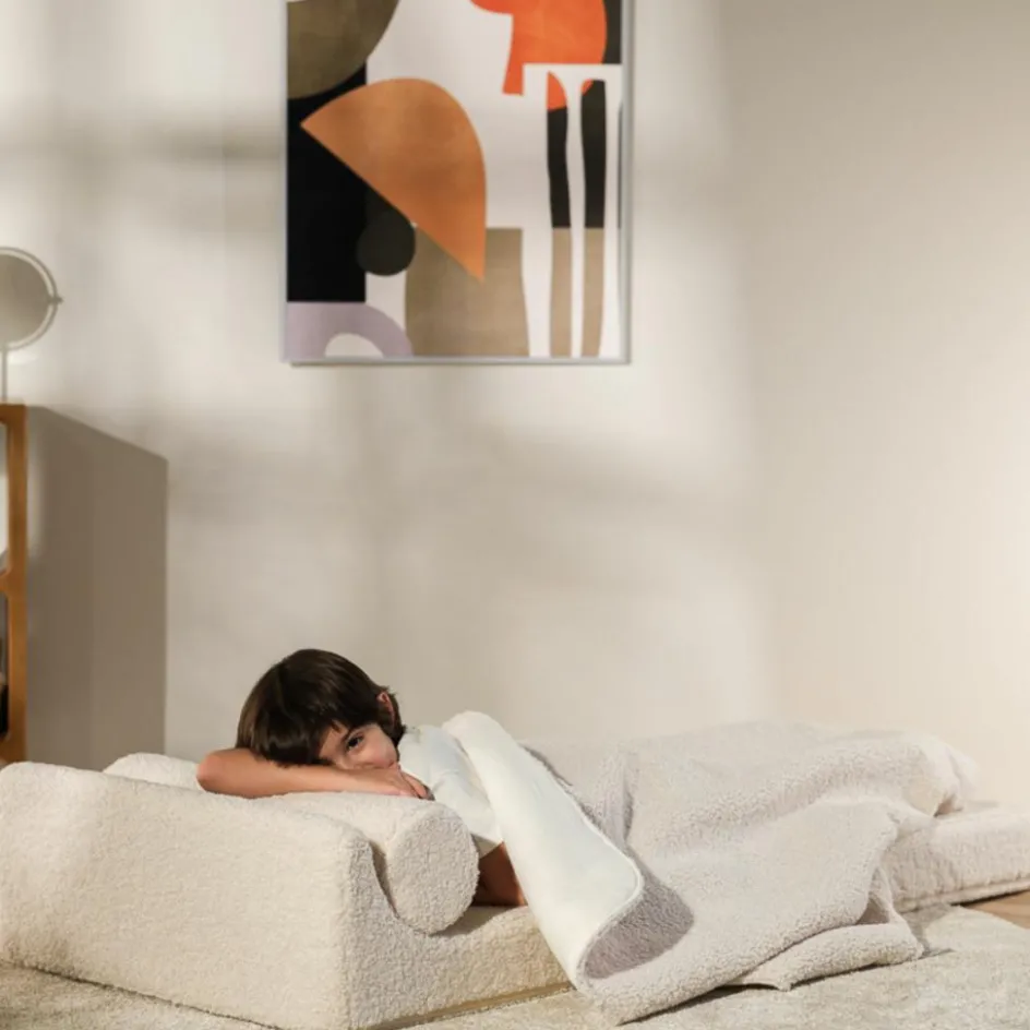 Chauffeuse Flipster Cream White molletonné|Wigiwama Outlet