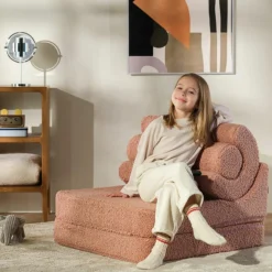 Chauffeuse Flipster Guava Pink molletonné|Wigiwama Clearance