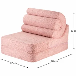 Chauffeuse Flipster Guava Pink molletonné|Wigiwama Clearance