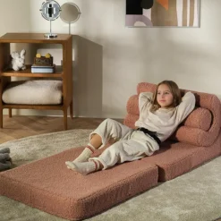 Chauffeuse Flipster Guava Pink molletonné|Wigiwama Clearance