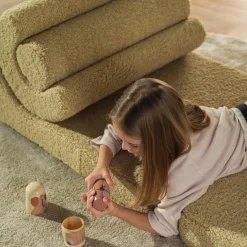 Online Wigiwama Chauffeuse Flipster Matcha molletonné