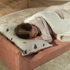 Chauffeuse Flipster Pink Mouse velours côtelé|Wigiwama Best