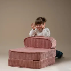 Chauffeuse Pink Mousse velours côtelé|Wigiwama Best