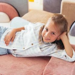 Chauffeuse Pink Mousse velours côtelé|Wigiwama Best