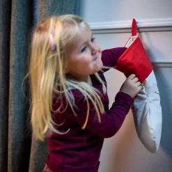 Chaussette de Noël brodée Wonderful Winter Lièvre|Filibabba New