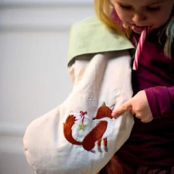 Best Filibabba Chaussette de Noël brodée Wonderful Winter Renard