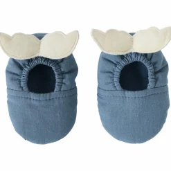 Clearance BB & Co Chaussons avec ailes d'ange pierre bleue (0-6 mois)