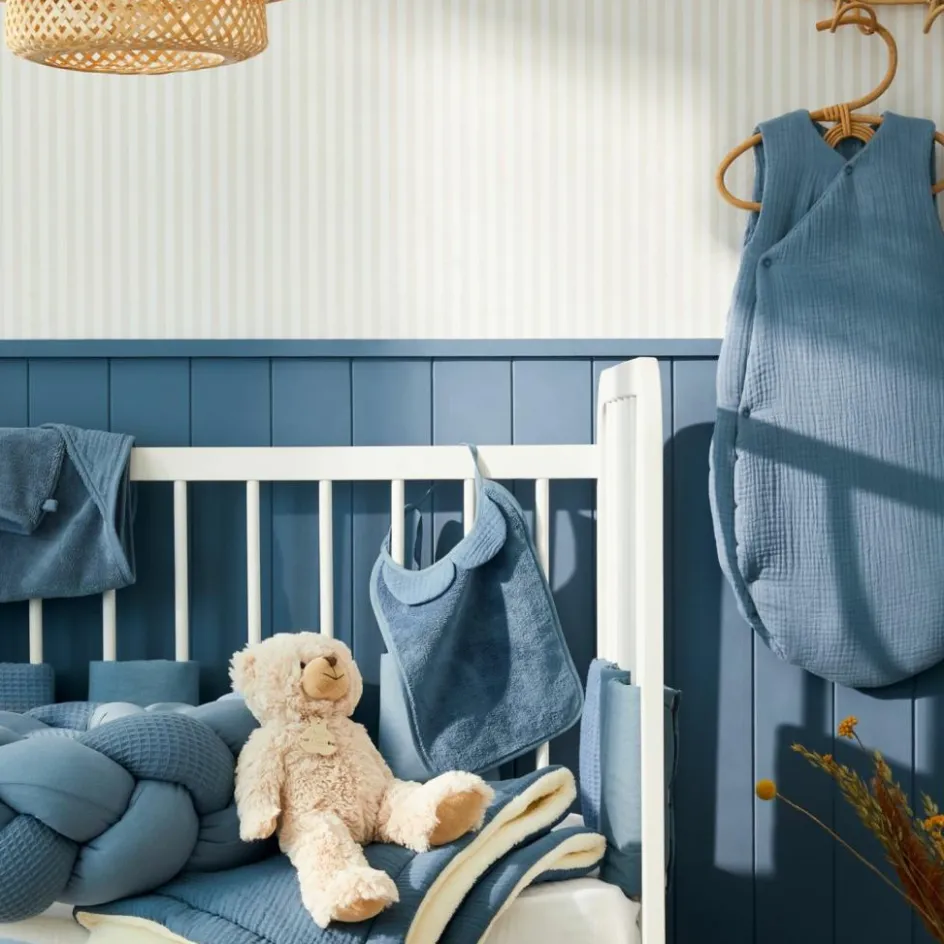 Clearance BB & Co Chaussons avec ailes d'ange pierre bleue (0-6 mois)