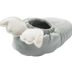 Clearance BB & Co Chaussons avec ailes d'ange vert de gris et écru (0-6 mois)