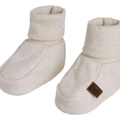 Outlet Baby's Only Chaussons bébé en coton bio Melange warm linen (0-3 mois)
