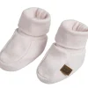 Baby's Only Chaussons bébé en coton bio Melange rose clair (0-3 mois)