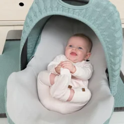 Baby's Only Chaussons bébé en coton bio Melange rose clair (0-3 mois)