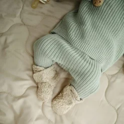 Chaussons Cozy Oatmeal (3-6 mois)|Mushie