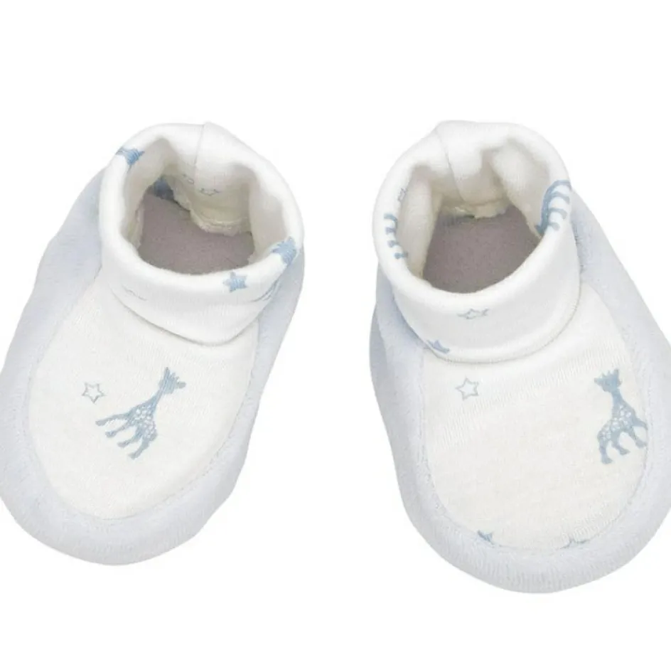 Hot Trois Kilos Sept Chaussons de naissance bleus Sophie la girafe (0-1 mois)