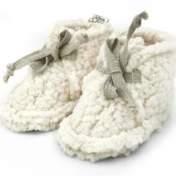 Hot Babyshower Chaussons de naissance en polaire Mouton (0-1 mois)