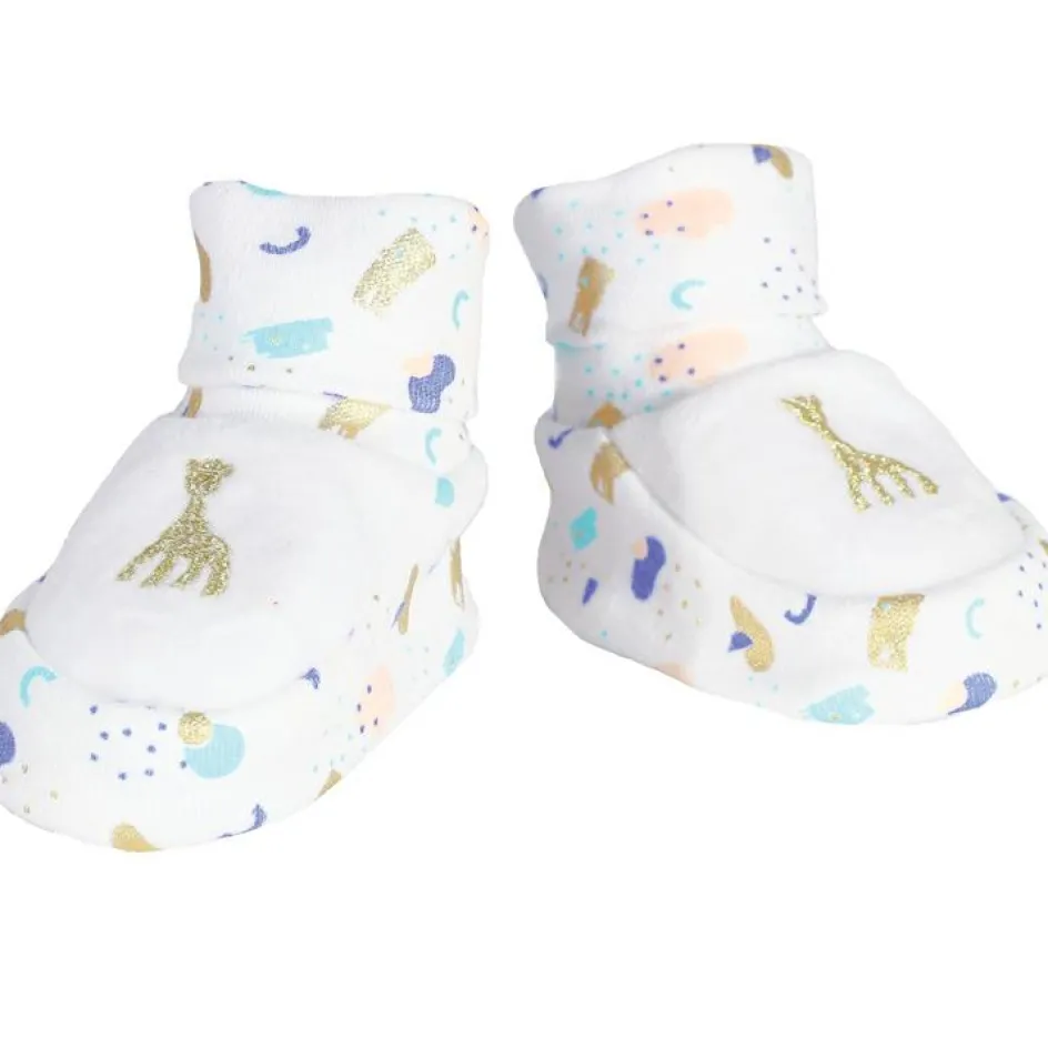 Discount Trois Kilos Sept Chaussons édition limitée Sophie la girafe rose (0-1 mois)